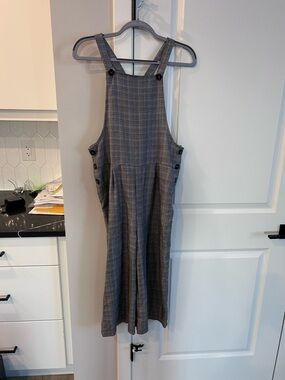 Urban Romantics Plaid Bib Overalls Women’s Street Style Vintage Inspired Romper